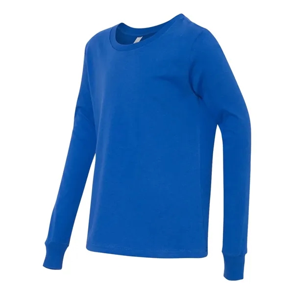 Bella + Canvas® Youth Long Sleeve Jersey Tee, blank.... from ASI 84358 S&S Activewear