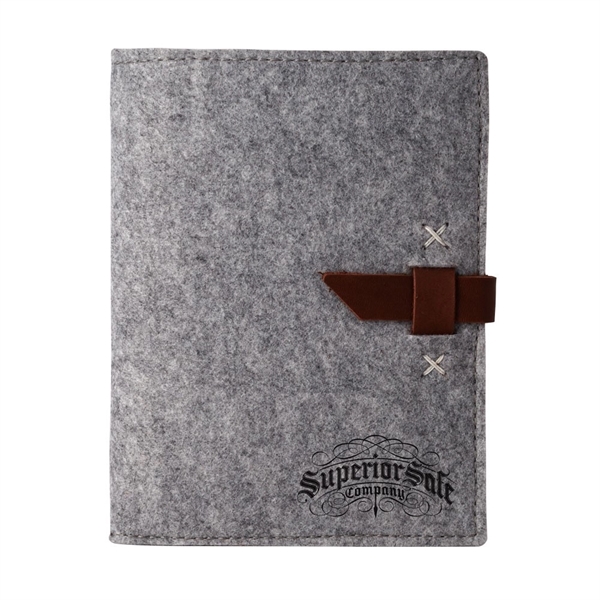 Miniature felt padfolio that measures 6 1/2" x 8 22/32" with... from ASI 88060 Snugz/USA Inc / SnugZ USA®