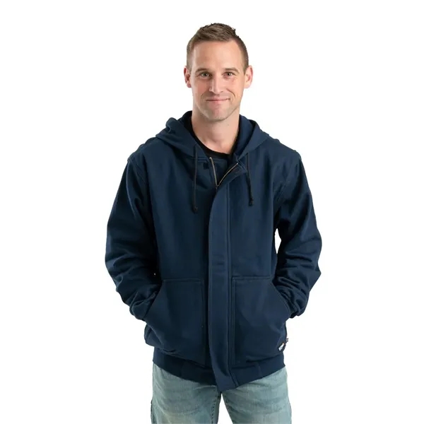 Berne Apparel Flame Resistant Full-Zip Hooded Sweatshirt... from ASI 84358 S&S Activewear