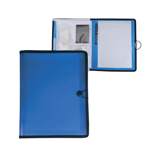 Full size padfolio with inside folder, CD/DVD pockets, business card sleeves,... from ASI 79530 Prime Line