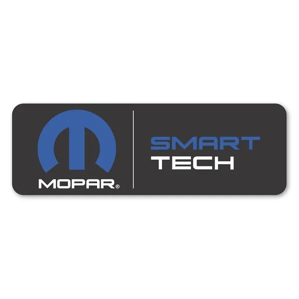 1" x 3" rectangle shaped label with permanent adhesive backing and... from ASI 68507 The Magnet Group / Magnet LLC™