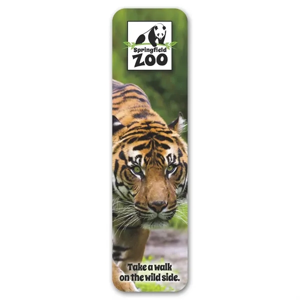 8" x 2.13" plastic bookmark with four color process graphics on... from ASI 68507 The Magnet Group / Magnet LLC™
