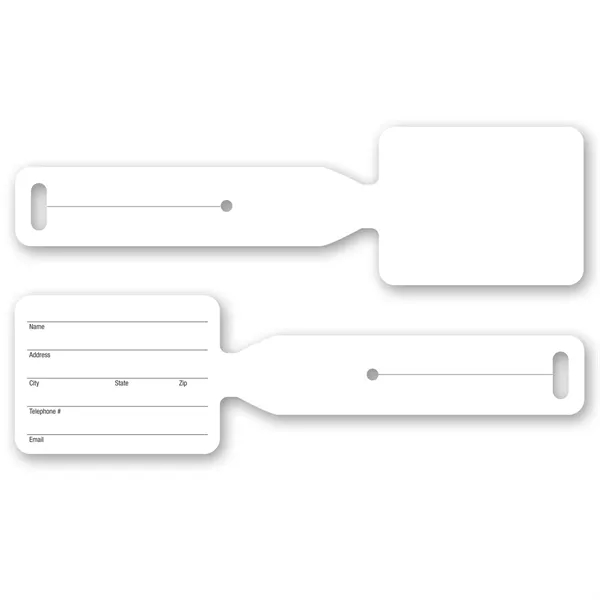 9" x 2.5" luggage tag with four color process imprinting and... from ASI 68507 The Magnet Group / Magnet LLC™