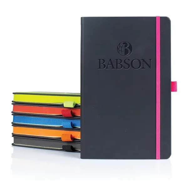 Journal with 224 pages of lined ivory pages, pen loop, elastic... from ASI 68507 The Magnet Group / Castelli