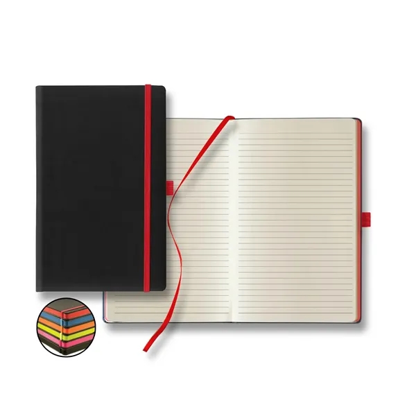 Journal with 224 pages of lined ivory pages, pen loop, elastic... from ASI 68507 The Magnet Group / Castelli