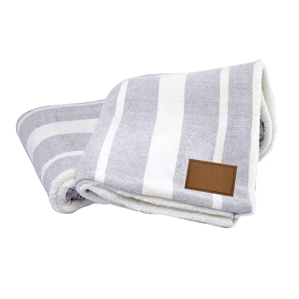 60" x 50" blanket with heavy knit material on one side,... from ASI 68507 The Magnet Group