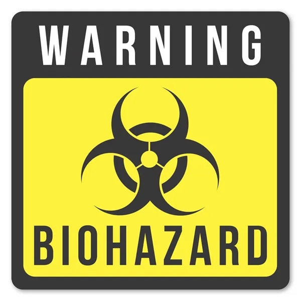 3" x 3" square shaped label with permanent adhesive backing and... from ASI 68507 The Magnet Group / Magnet LLC™