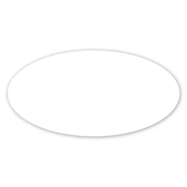 2" x 4" oval shaped label with permanent adhesive backing and... from ASI 68507 The Magnet Group / Magnet LLC™