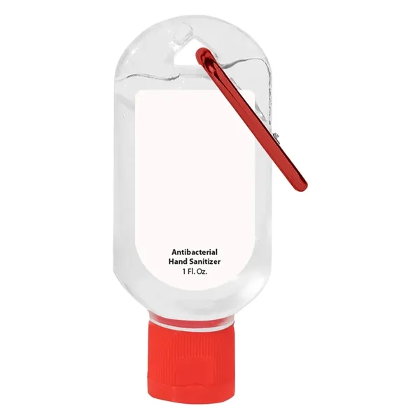 1 oz. Hand Sanitizer with Carabiner.  Lightly Scented.... from ASI 61125 Hit Promotional Products / Hit®