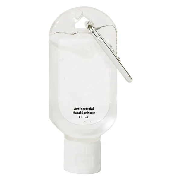 1 oz. Hand Sanitizer with Carabiner.  Lightly Scented.... from ASI 61125 Hit Promotional Products / Hit®