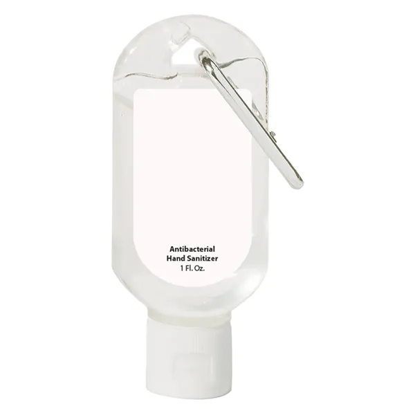 1 oz. Hand Sanitizer with Carabiner.  Lightly Scented.... from ASI 61125 Hit Promotional Products / Hit®