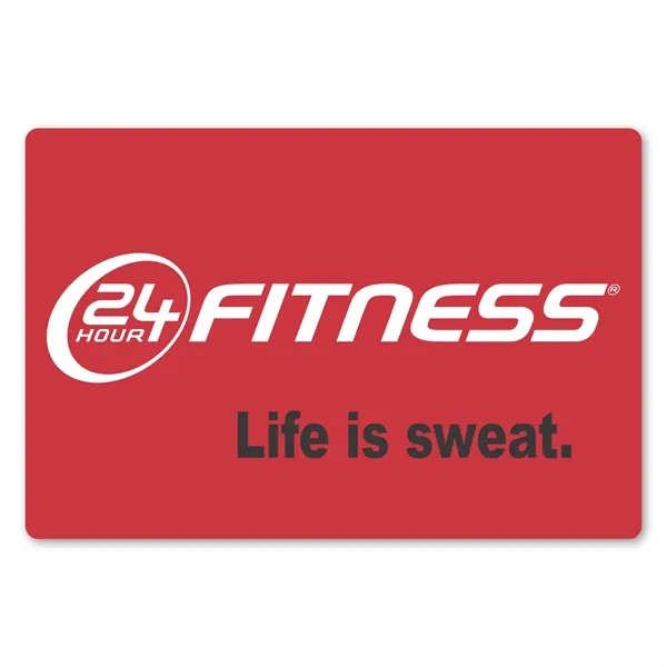 4" x 6" rectangle shaped label with permanent adhesive backing and... from ASI 68507 The Magnet Group / Magnet LLC™