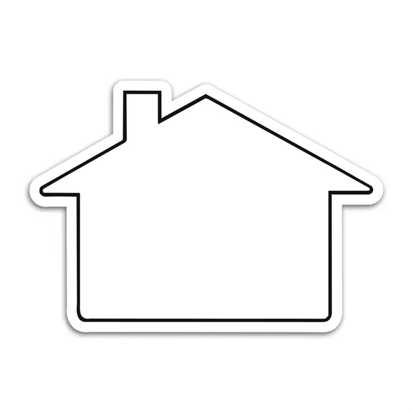 2 7/16" x 3 7/16" house shaped magnet with 3x the... from ASI 68507 The Magnet Group / Magnet LLC™