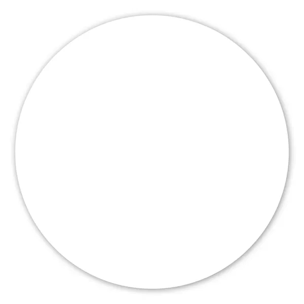 3" circle shaped label with permanent adhesive backing and customization.... from ASI 68507 The Magnet Group / Magnet LLC™