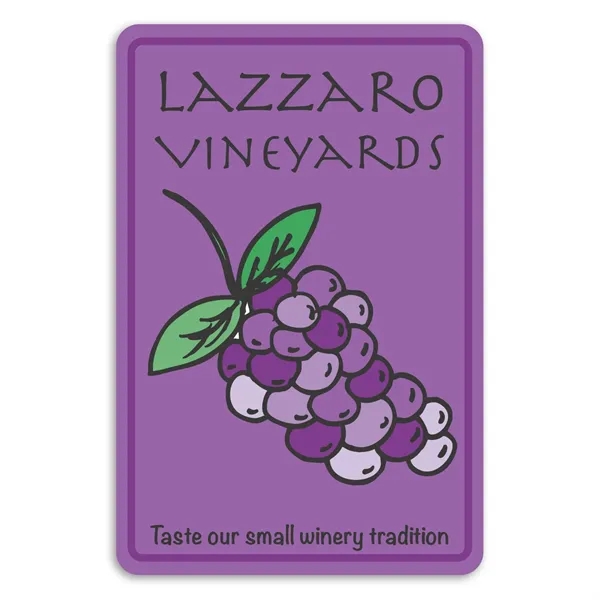 2" x 3" rectangle shaped label with permanent adhesive backing and... from ASI 68507 The Magnet Group / Magnet LLC™