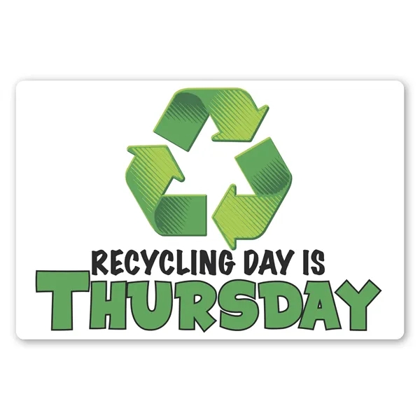 4" x 6" rectangle shaped label with permanent adhesive backing and... from ASI 68507 The Magnet Group / Magnet LLC™