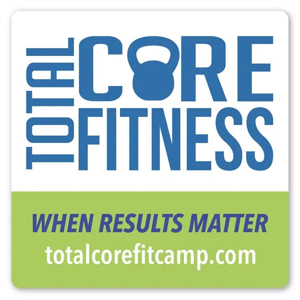 4" x 4" square shaped label with permanent adhesive backing and... from ASI 68507 The Magnet Group / Magnet LLC™