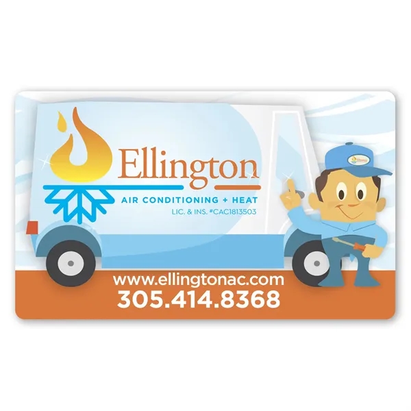 3" x 5" rectangular shaped label with removable adhesive backing and... from ASI 68507 The Magnet Group / Magnet LLC™