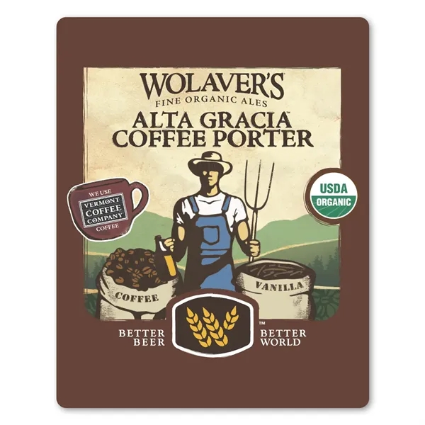 4" x 5" rectangular shaped label with removable adhesive backing and... from ASI 68507 The Magnet Group / Magnet LLC™