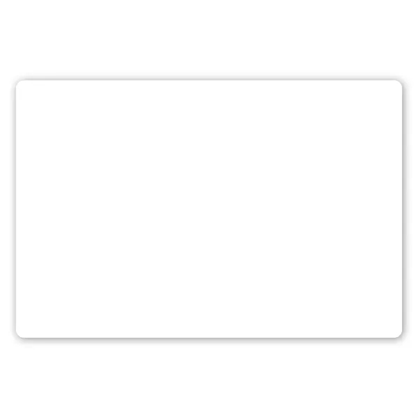 4" x 6" rectangular shaped, repositionable label with patterned adhesive backing... from ASI 68507 The Magnet Group / Magnet LLC™