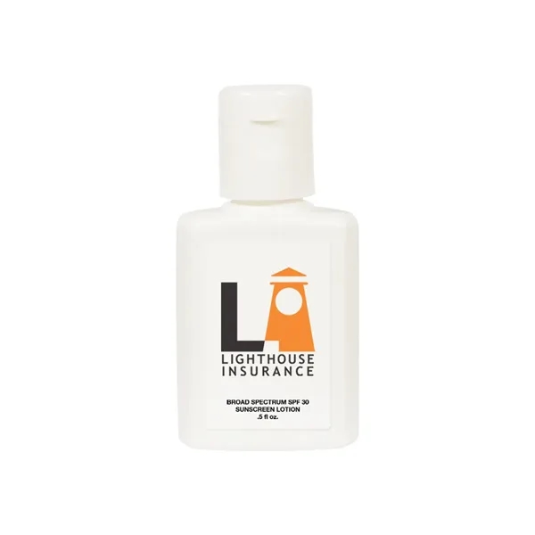 0.5 oz. SPF 30 Sunscreen. Broad Spectrum Formula Protects Against Both... from ASI 61125 Hit Promotional Products / Hit®