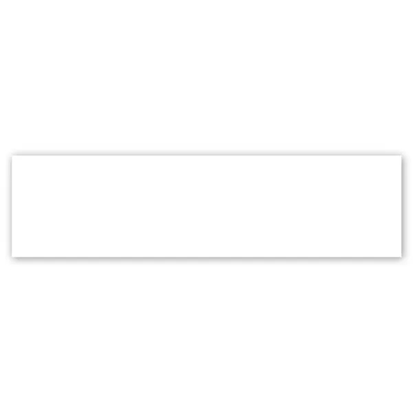 3" x 11.5" rectangle bumper sticker with UV finish, permanent adhesive... from ASI 68507 The Magnet Group / Magnet LLC™