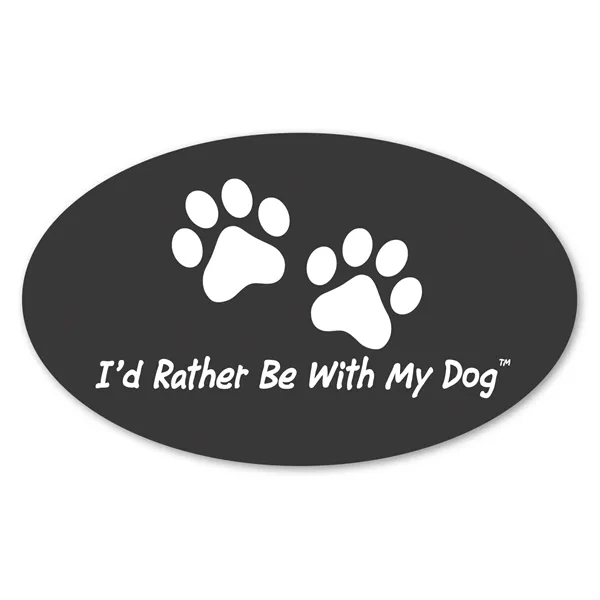 3" x 5" oval shaped label with permanent adhesive backing and... from ASI 68507 The Magnet Group / Magnet LLC™