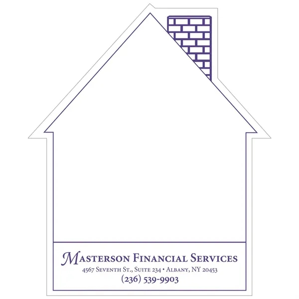 12 pt. laminated paper adhesive house-shaped memo board with wet erase... from ASI 68507 The Magnet Group / Magnet LLC™