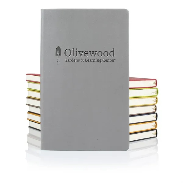 Slim notebook with 160 pages of gray ruled paper, back pocket... from ASI 68507 The Magnet Group / Castelli
