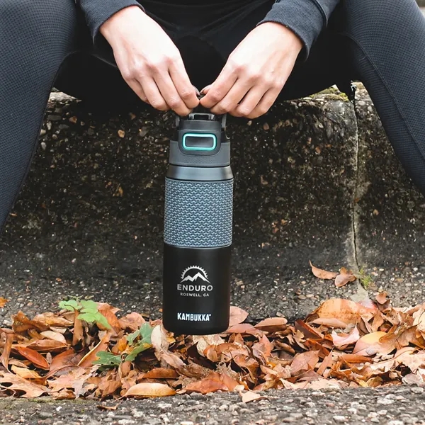 25 ounce vacuum insulated stainless steel bottle with a textured grip... from ASI 68507 The Magnet Group / Perfect Line