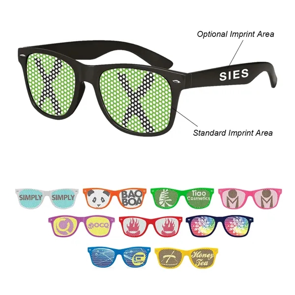 Retro Specs with throwback pinhole lens stickers.... from ASI 61125 Hit Promotional Products / Hit®