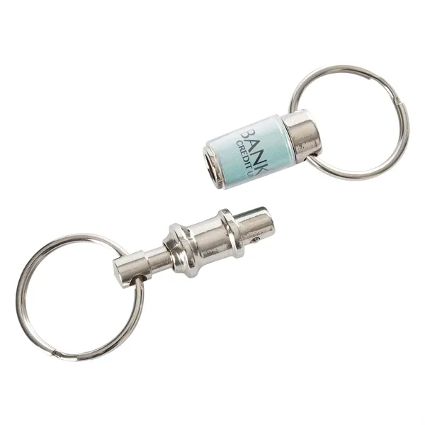 3.5" x .5" zinc alloy pull apart key tag.... from ASI 61125 Hit Promotional Products / Hit®