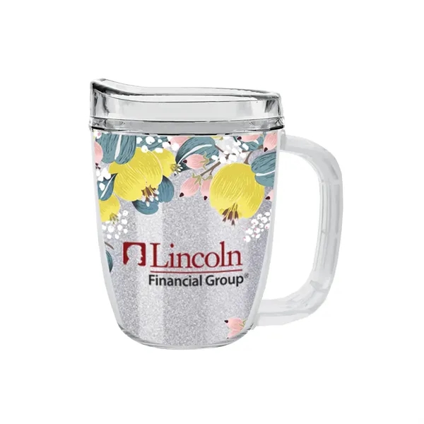 USA-made 12 oz. travel mug with snap-on, spill-resistant thumb-slide lid... from ASI 61125 Hit Promotional Products / Hit®