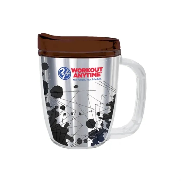 USA-made 12 oz. travel mug with snap-on, spill-resistant thumb-slide lid... from ASI 61125 Hit Promotional Products / Hit®