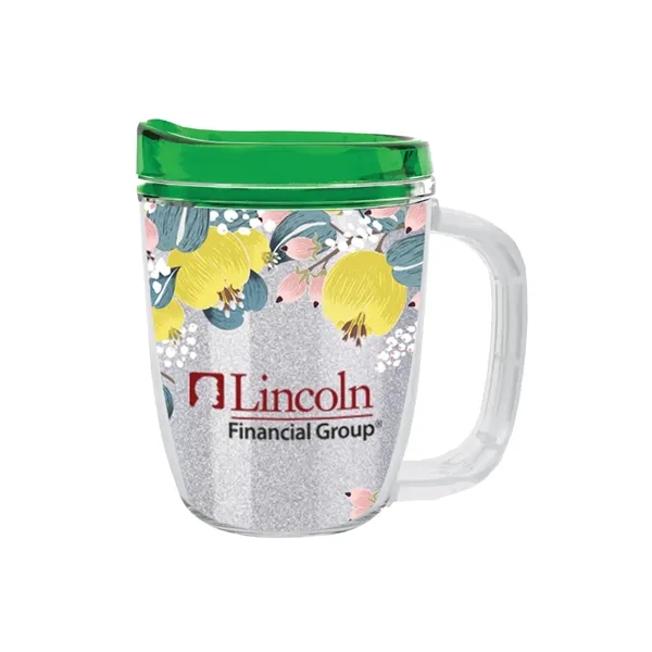 USA-made 12 oz. travel mug with snap-on, spill-resistant thumb-slide lid... from ASI 61125 Hit Promotional Products / Hit®