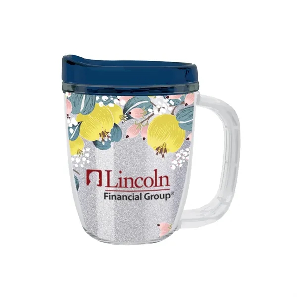 USA-made 12 oz. travel mug with snap-on, spill-resistant thumb-slide lid... from ASI 61125 Hit Promotional Products / Hit®