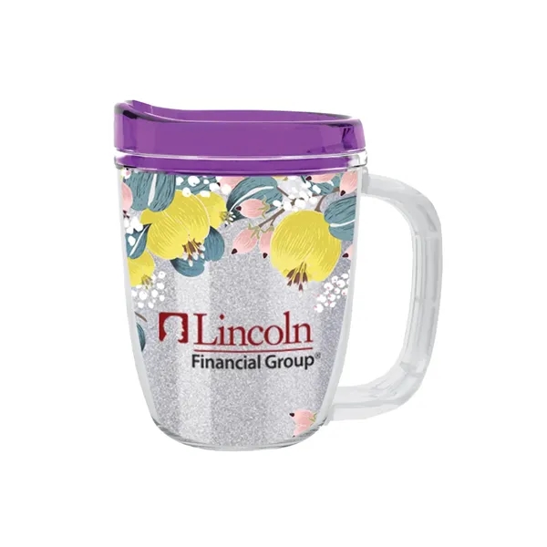 USA-made 12 oz. travel mug with snap-on, spill-resistant thumb-slide lid... from ASI 61125 Hit Promotional Products / Hit®