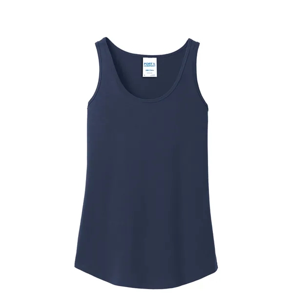 Ladies cotton tank top in assorted sizes with six-color imprint.... from ASI 61125 Hit Promotional Products / Hit®