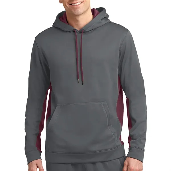 Sport-Tek® Sport-Wick® Fleece Colorblock Hooded Pullover... from ASI 61125 Hit Promotional Products / Hit®