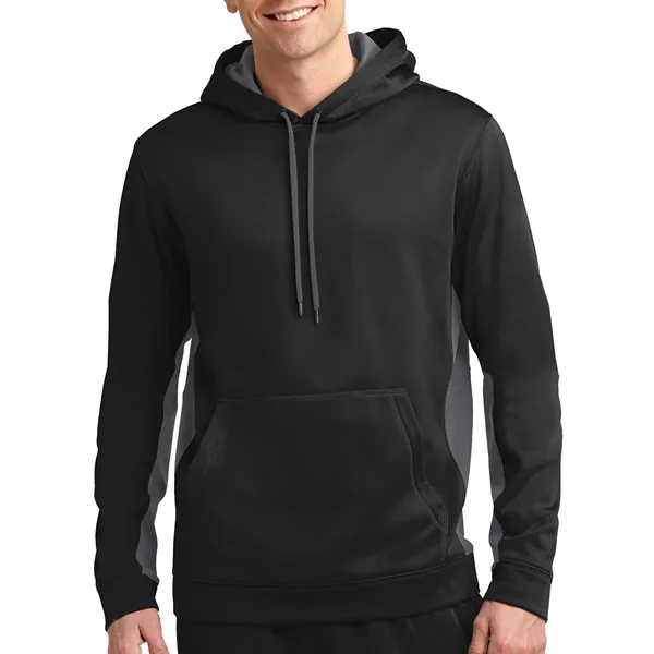 Sport-Tek® Sport-Wick® Fleece Colorblock Hooded Pullover... from ASI 61125 Hit Promotional Products / Hit®