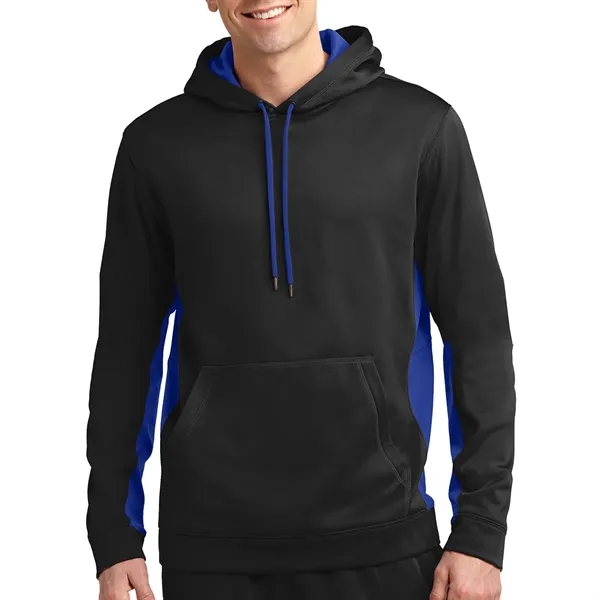 Sport-Tek® Sport-Wick® Fleece Colorblock Hooded Pullover... from ASI 61125 Hit Promotional Products / Hit®