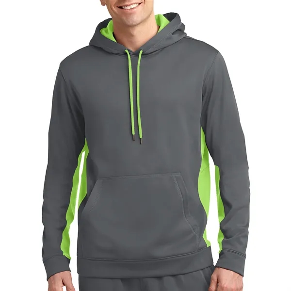 Sport-Tek® Sport-Wick® Fleece Colorblock Hooded Pullover... from ASI 61125 Hit Promotional Products / Hit®