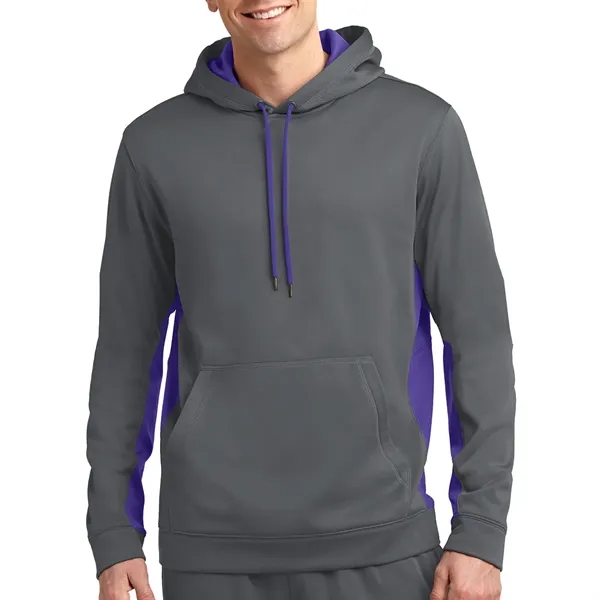 Sport-Tek® Sport-Wick® Fleece Colorblock Hooded Pullover... from ASI 61125 Hit Promotional Products / Hit®