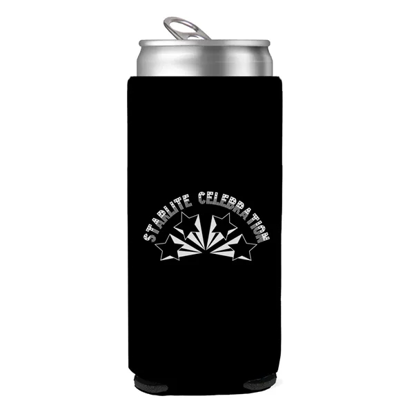 12 oz. foam can holder that folds flat... from ASI 61125 Hit Promotional Products / Hit®