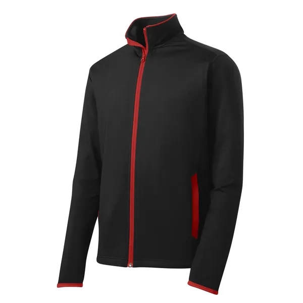 Sport-Tek® Sport-Wick® Stretch Contrast Full-Zip Jacket... from ASI 61125 Hit Promotional Products / Hit®