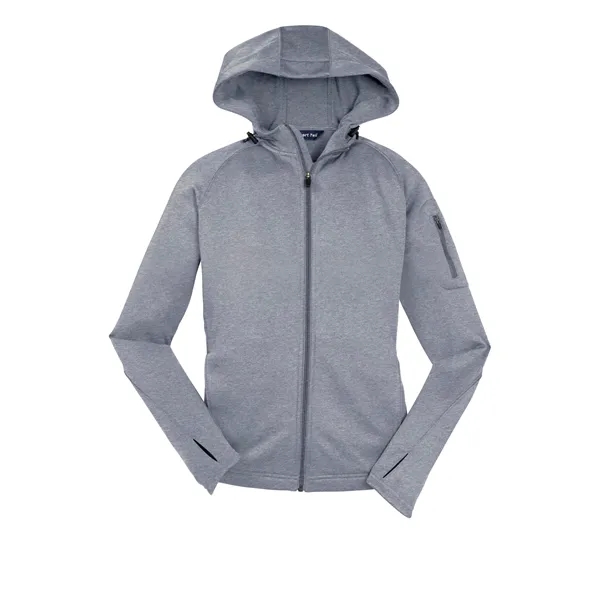 Sport-Tek® Ladies Tech Fleece Full-Zip Hooded Jacket... from ASI 61125 Hit Promotional Products / Hit®