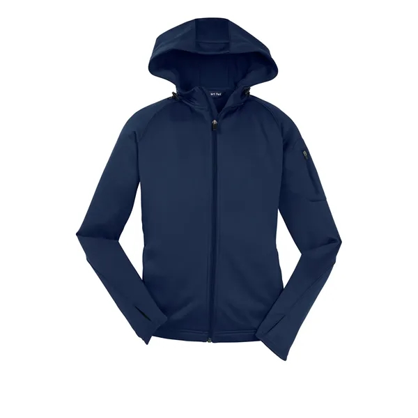 Sport-Tek® Ladies Tech Fleece Full-Zip Hooded Jacket... from ASI 61125 Hit Promotional Products / Hit®