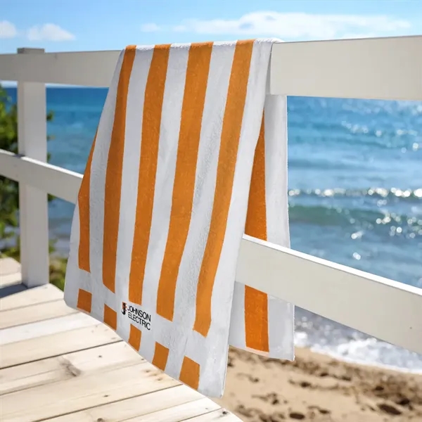 27 1/2" x 55" beach towel made of lightweight 100% cotton... from ASI 61125 Hit Promotional Products / Hit®