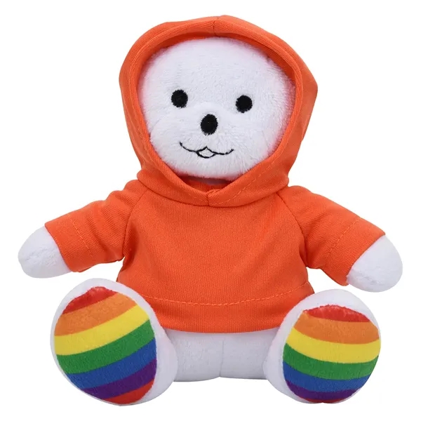 6" rainbow bear plush animal that's great for kids, pride celebrations,... from ASI 61125 Hit Promotional Products / Hit®