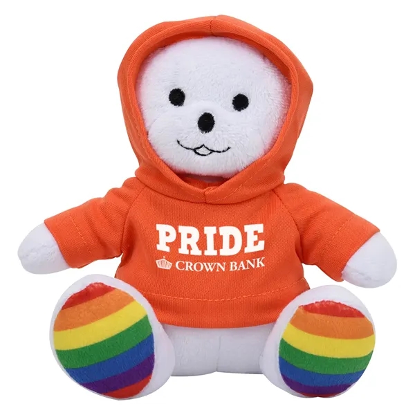 6" rainbow bear plush animal that's great for kids, pride celebrations,... from ASI 61125 Hit Promotional Products / Hit®